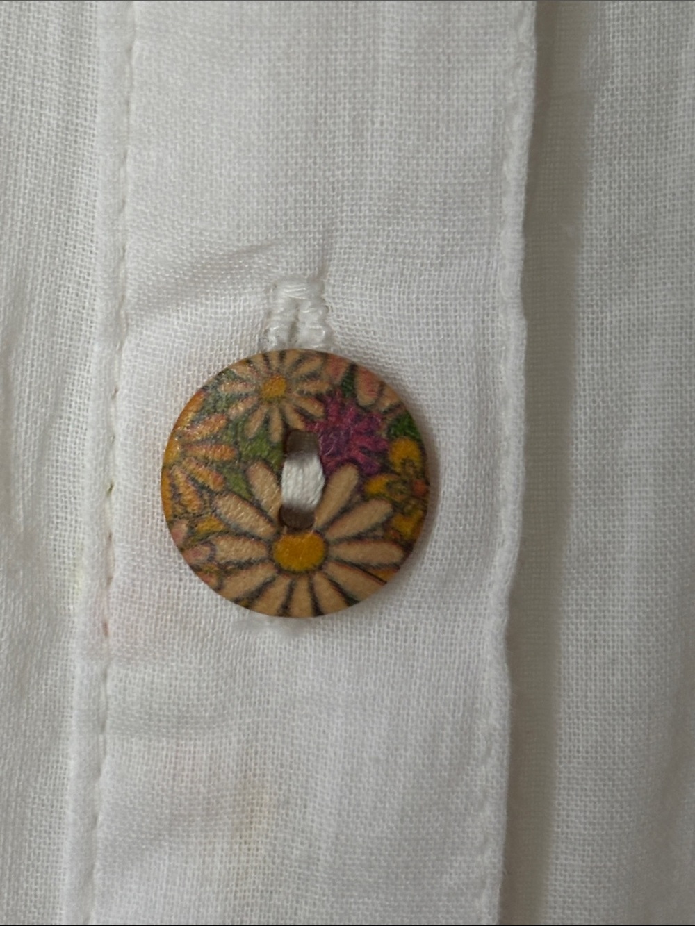 RHEA TIERED MAXI SHIRT DRESS WITH EMBROIDERED FLORALS - Picture 9 of 9